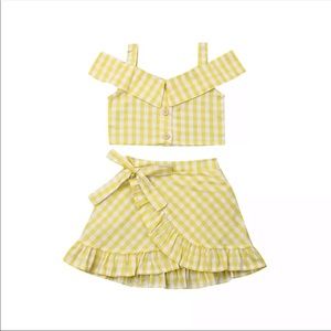 Yellow toddler set! Perfect for the summer